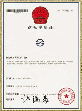 Trademark registration form