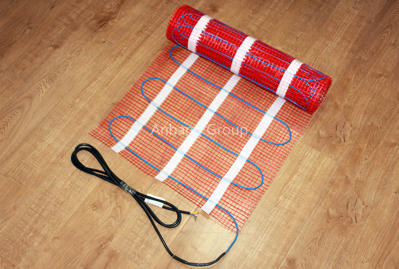 High Output 200w Electric Underfloor Heating Mats Red Heating